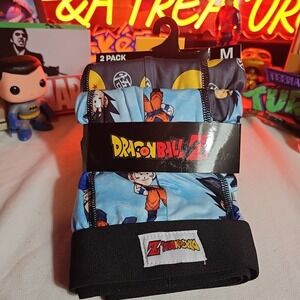 New In Package Bioworld DragonBall Z Men's Boxer Briefs 2-Pack Size Small